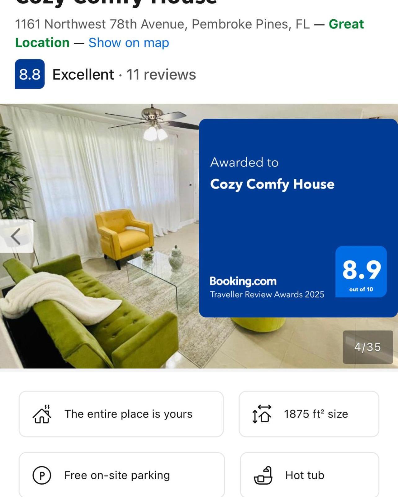 Cozy Comfy House Villa Pembroke Pines Kültér fotó
